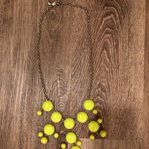 J. Crew Lime Green Necklace
